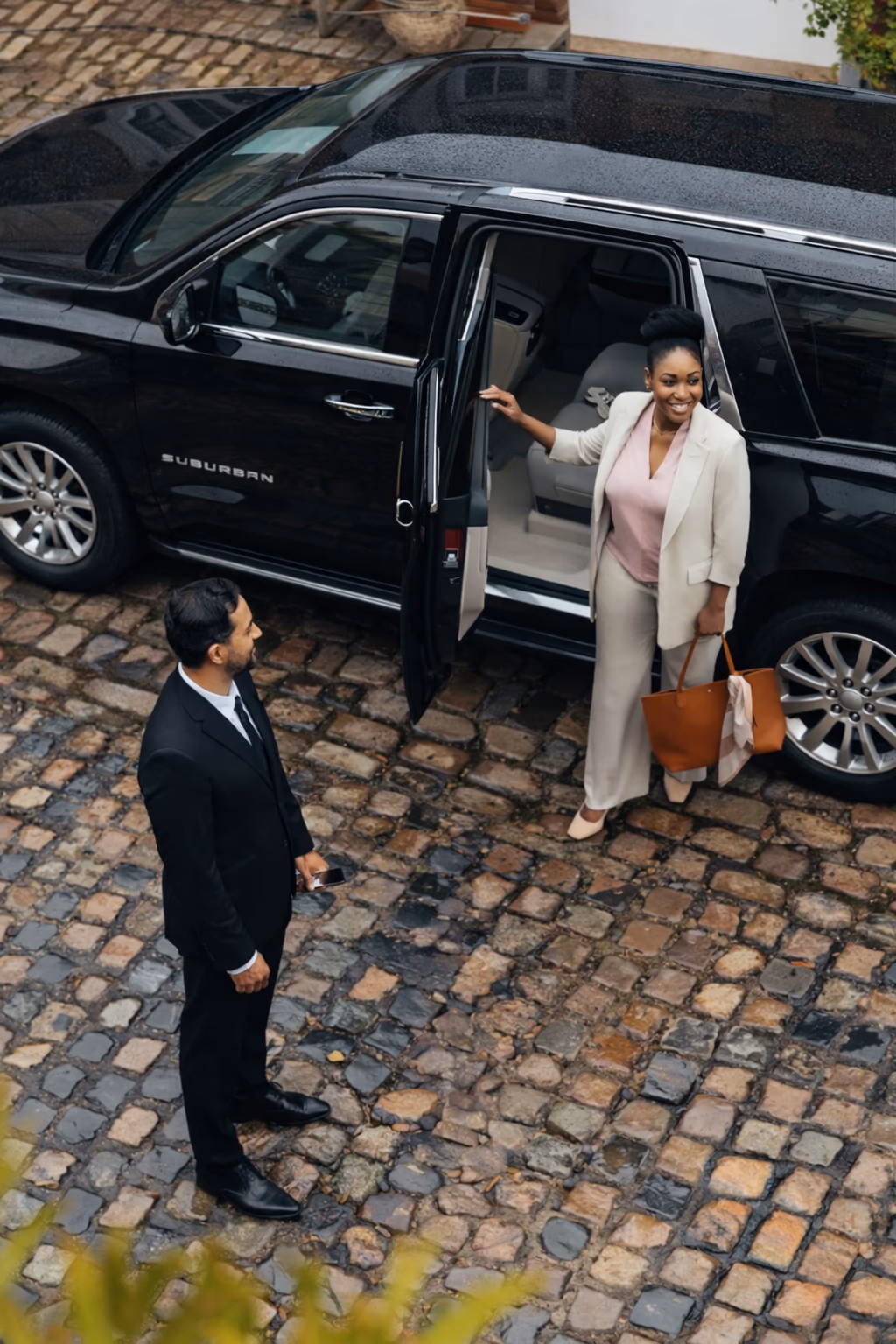 Luxury car service in Downtown Los Angeles