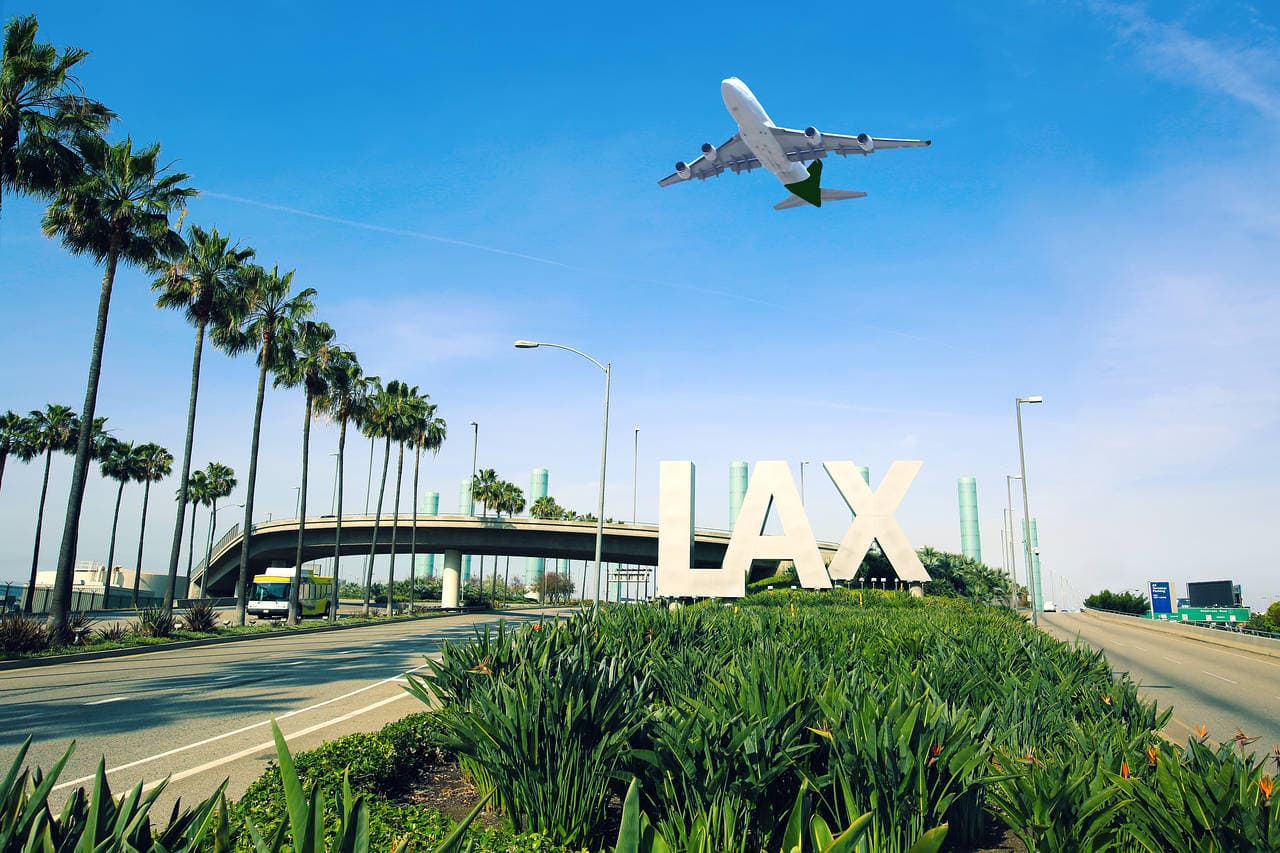 LAX airport — World Cup arrivals
