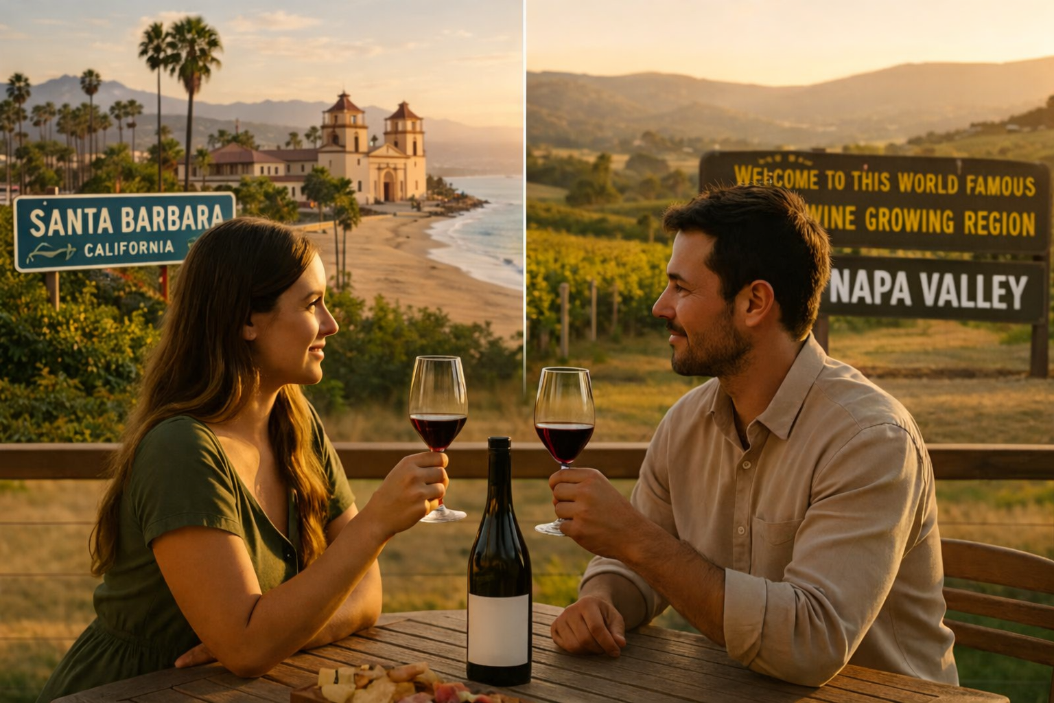 Private wine tour chauffeur service with a black luxury SUV – VIP City Rides Inc